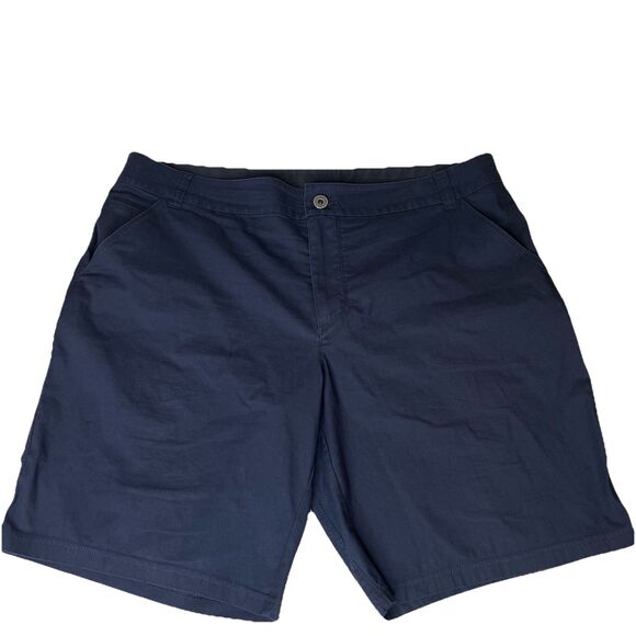 Kuhl Shorts Mens 40 Navy Blue Resistor Lite Chino Stretch Performance 10” Inseam - Picture 1 of 11
